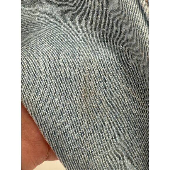 BROOKLYN CLOTH Button Down Patches Blue Denim Jean Jacket Women's Size Medium... - Picture 10 of 16